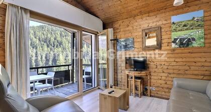 Comfortable studio on 2 levels for 2 to 4 people, living room with 1 divan bed, kitchen area with di