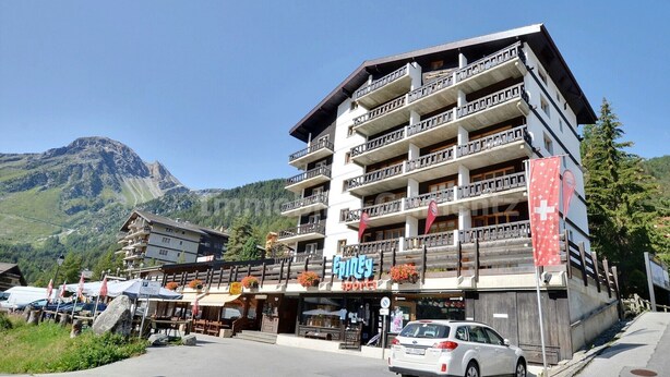 Exterior - Comfortable studio for 2 people, living room with 1 double bed, kitchen area with dishwasher, bath-W (Grimentz)