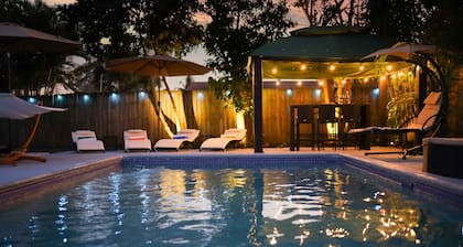 Relax at Serenity – Heated Pool Spa WIFI BBQ Near Beach