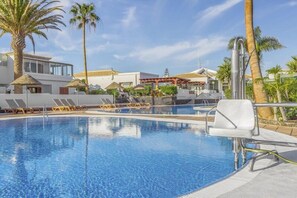 Una piscina riscaldata