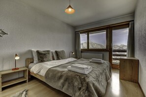 3 bedrooms, WiFi, bed sheets - Appartement Mont Parrain 4 - La Tzoumaz, 4 Vallees (La Tzoumaz)