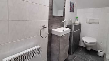 Hair dryer, toilet paper