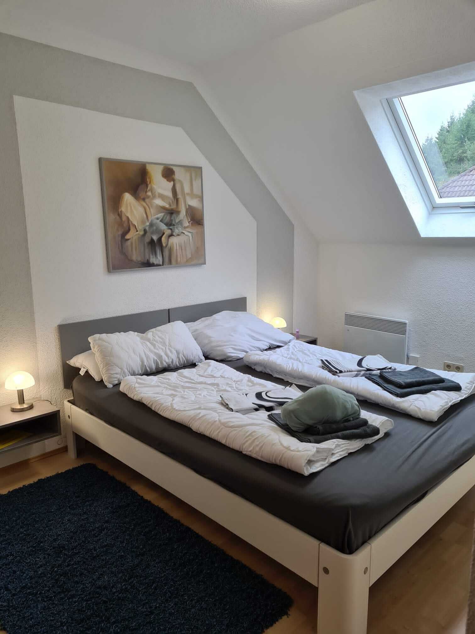 2 habitaciones, cuna de viaje y wifi gratis 