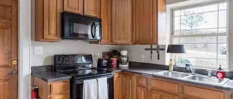 Microwave, oven, stovetop
