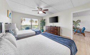 2 slaapkamers, een bureau, gratis wifi, beddengoed