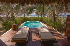 Cabana panorâmico | Vista para praia/oceano