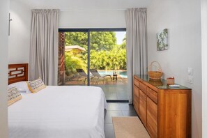 2 bedrooms, iron/ironing board, free WiFi, bed sheets - Villa Rishna – 2 Bedrooms | Private Pool + Sauna & Tropical Escape (Saint-François)