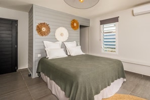 2 bedrooms, iron/ironing board, WiFi, bed sheets - Villa Girafe Bleue – 2 Suites | Pool & Garden (Gourbeyre)