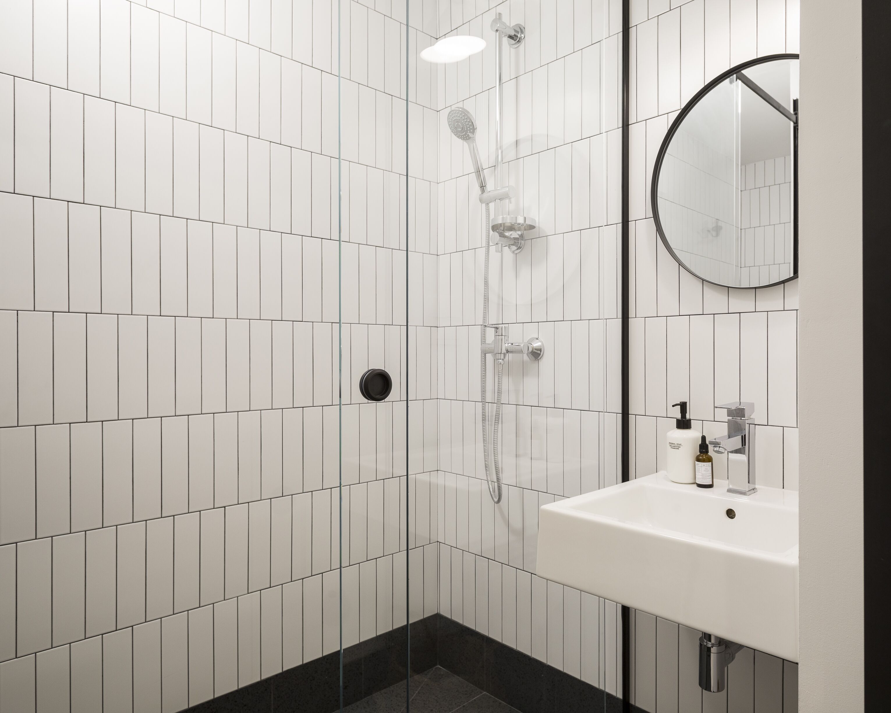 Classic Studio Suite | Bathroom | Hair dryer, towels, soap, shampoo