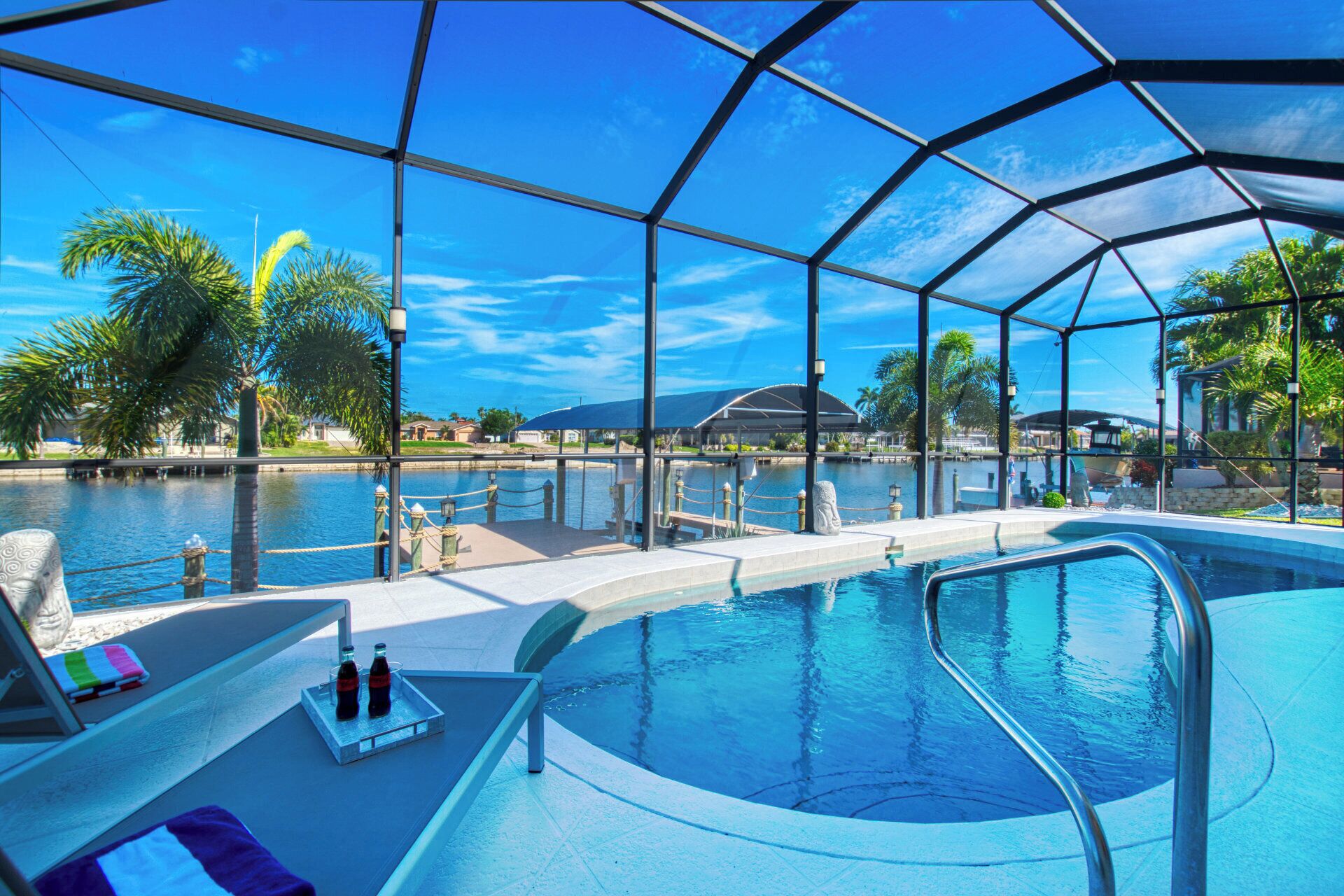 Una piscina climatizada