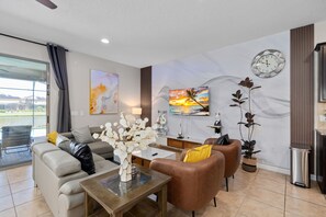 TV connectée, jeux vidéo, baby-foot, livres