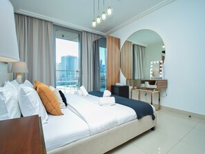 1 bedroom, Egyptian cotton sheets, premium bedding, in-room safe - 360 Vacation - Luxurious 1BR-Mall Access (Dubai)
