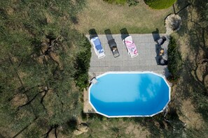 Pool - Wonderful  villa for 5 people with private pool, WIFI, A/C, TV and panoramic view, close to Lucca (Capannori)