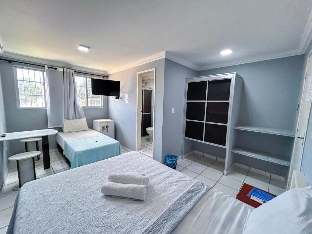 Quarto triplo tradicional | 1 quarto, escrivaninha, Wi-Fi de cortesia