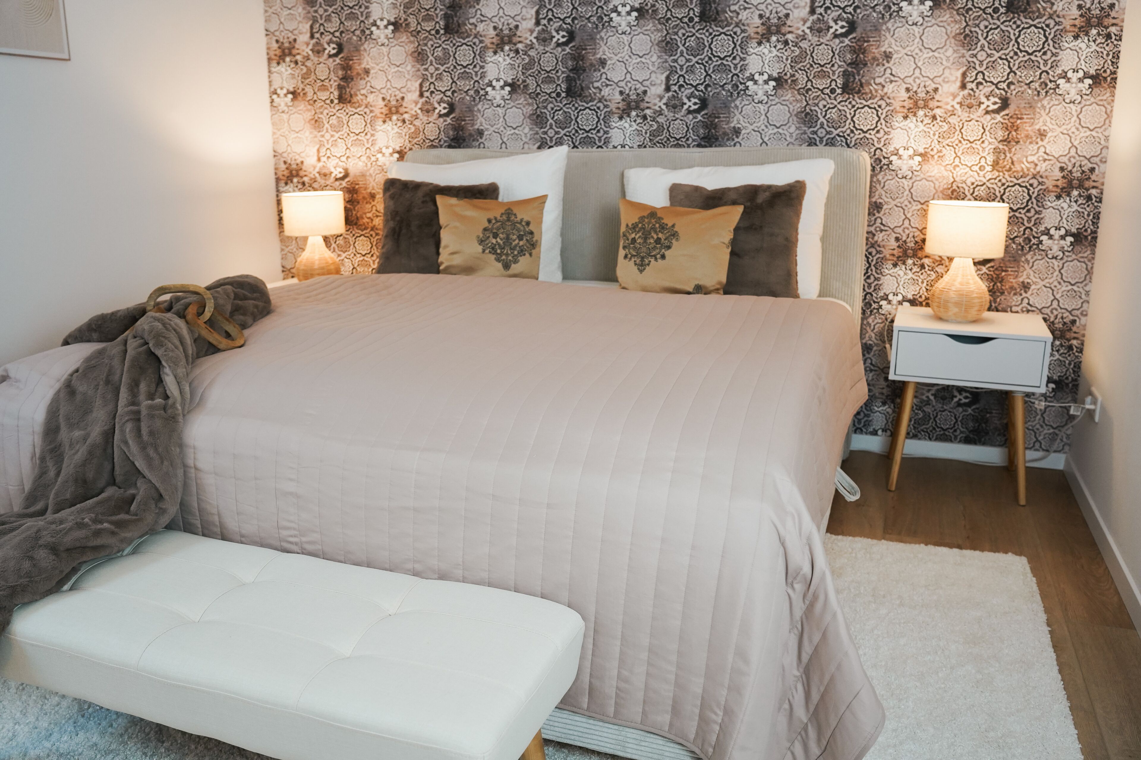 1 bedroom, iron/ironing board, travel crib, WiFi