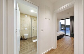 Shower, hair dryer