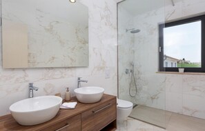 Shower, hair dryer