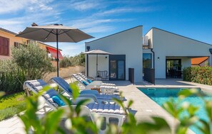 Una piscina riscaldata