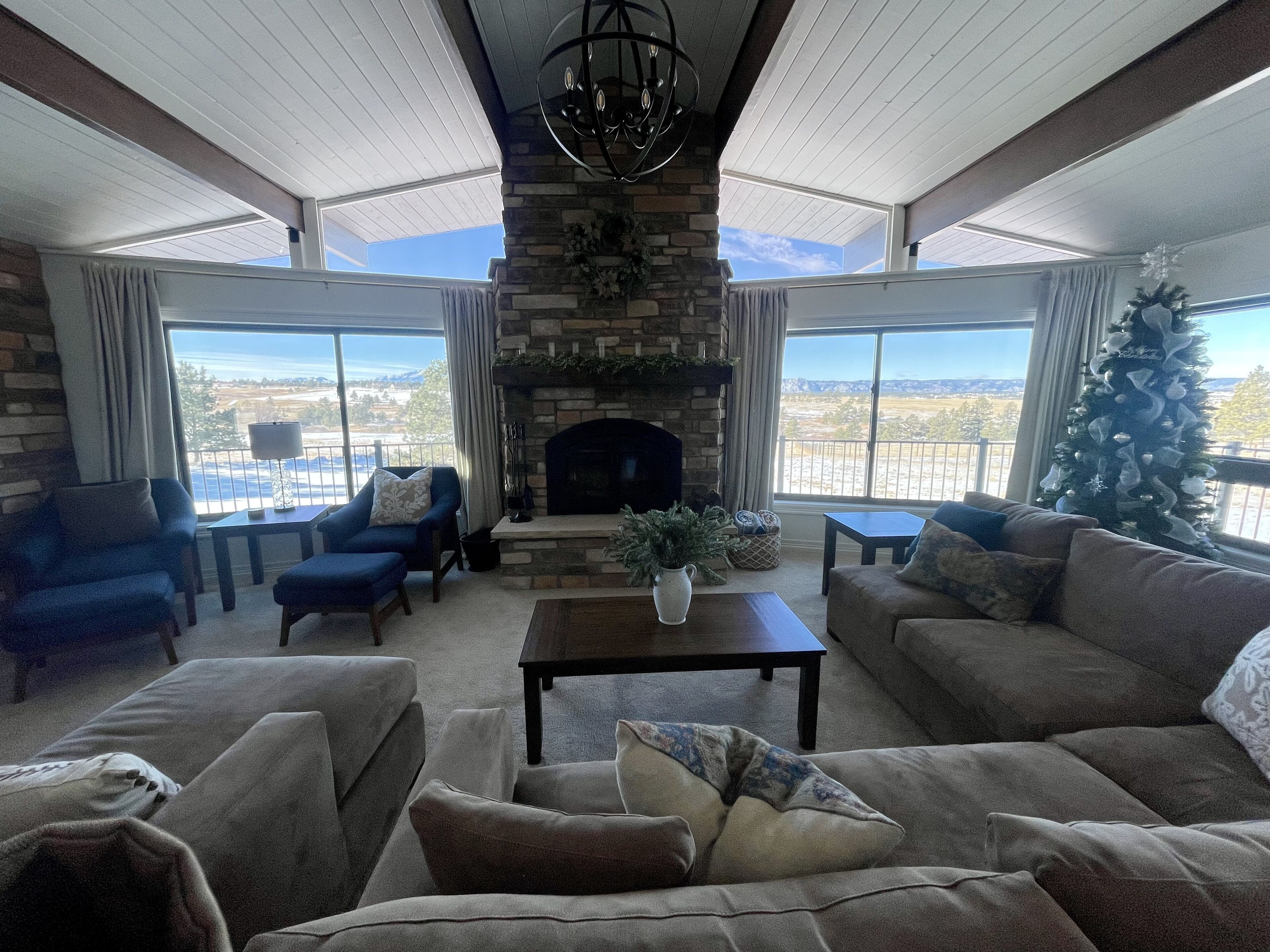 Mountain View Country Home with beautiful views out every window.\n