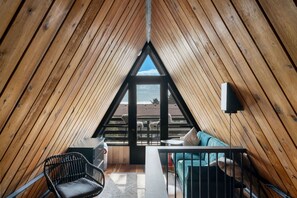 Televisor intel·ligent, llar de foc i llibres 