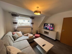 Smart TV, DVD player, music library