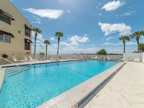 Una piscina riscaldata