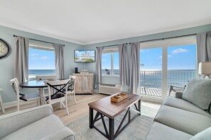 TV - Beachfront, Pool, Private Balcony | Perdido Skye 71 | My Beach Getaways (Pensacola)