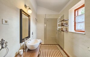 Shower, hair dryer