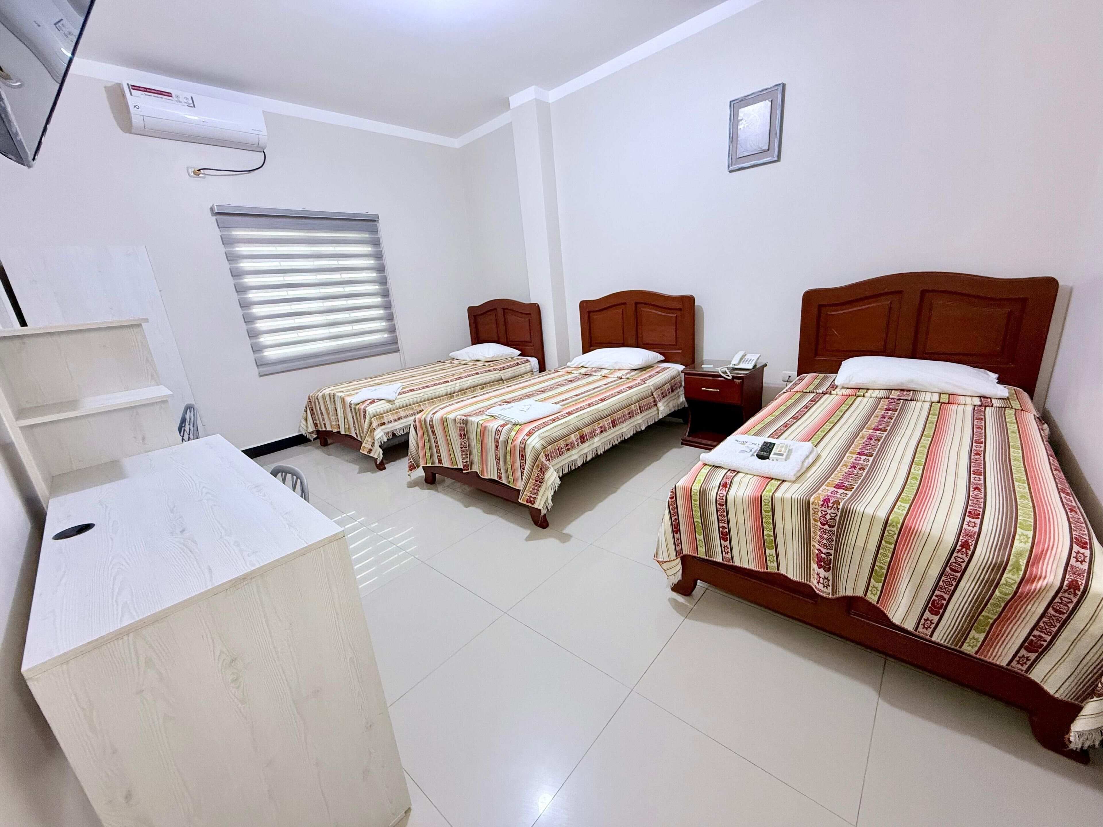 Familie driepersoonskamer | Uitzicht vanuit de kamer