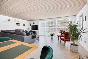TV, DVD player, stereo - Cozy and spacious townhouse in Aars (Aars)