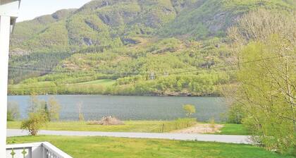 Amazing home in Sandeid with lake view