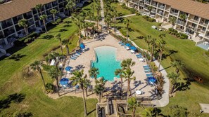 Pool - Beachfront Views from 2nd and 3rd Floor Balconies (St. Augustine Beach)