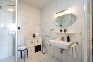 Shower, hair dryer
