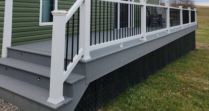 Cozy cottage located in rural Central Ohio.