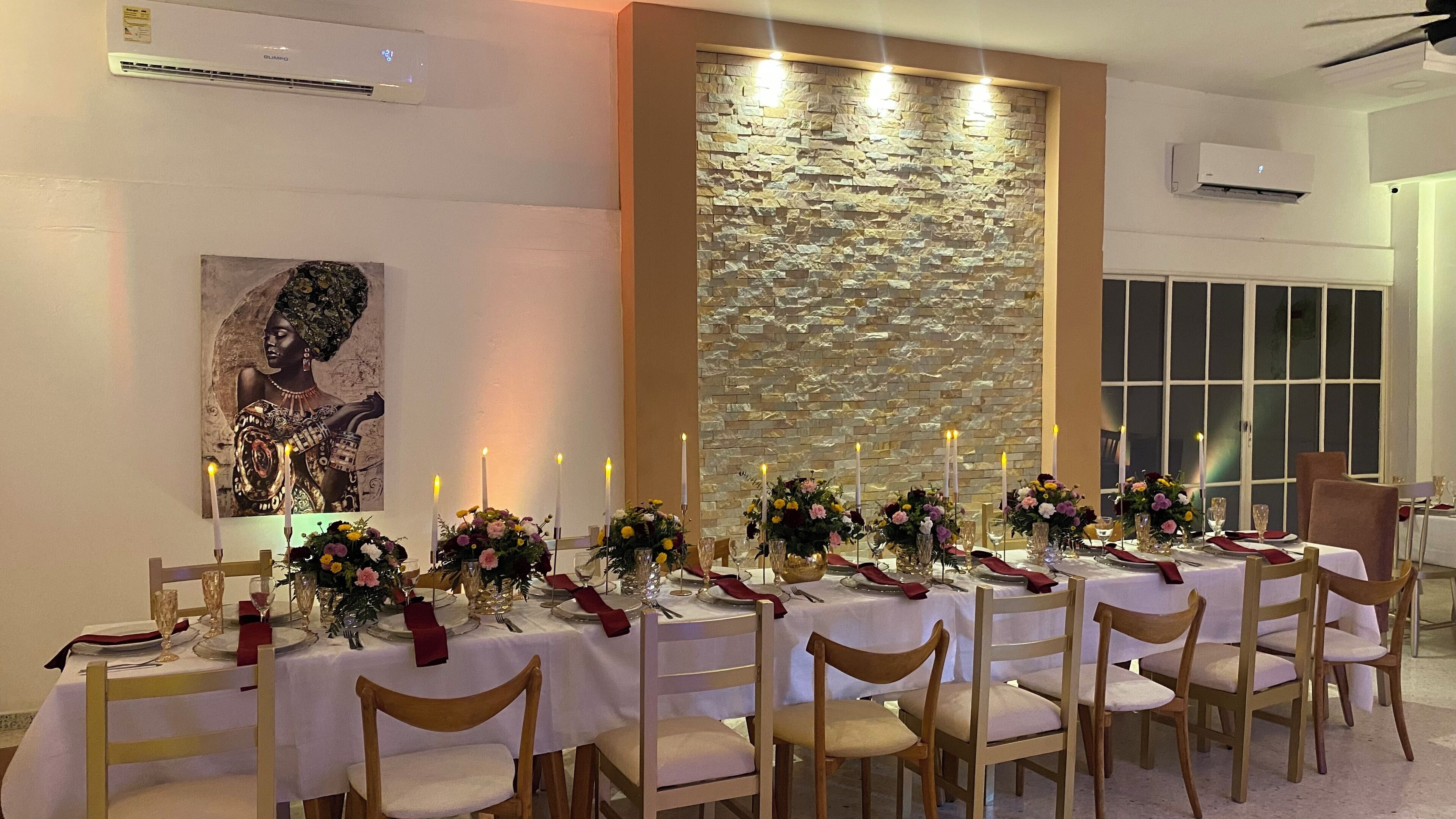 Reception hall