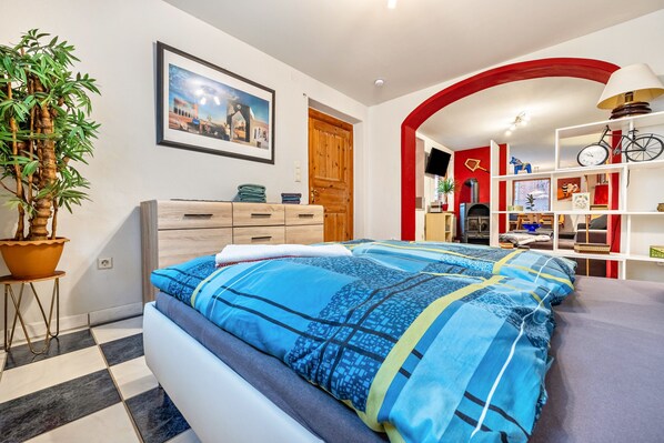 1 Schlafzimmer, kostenloses WLAN, Bettwäsche