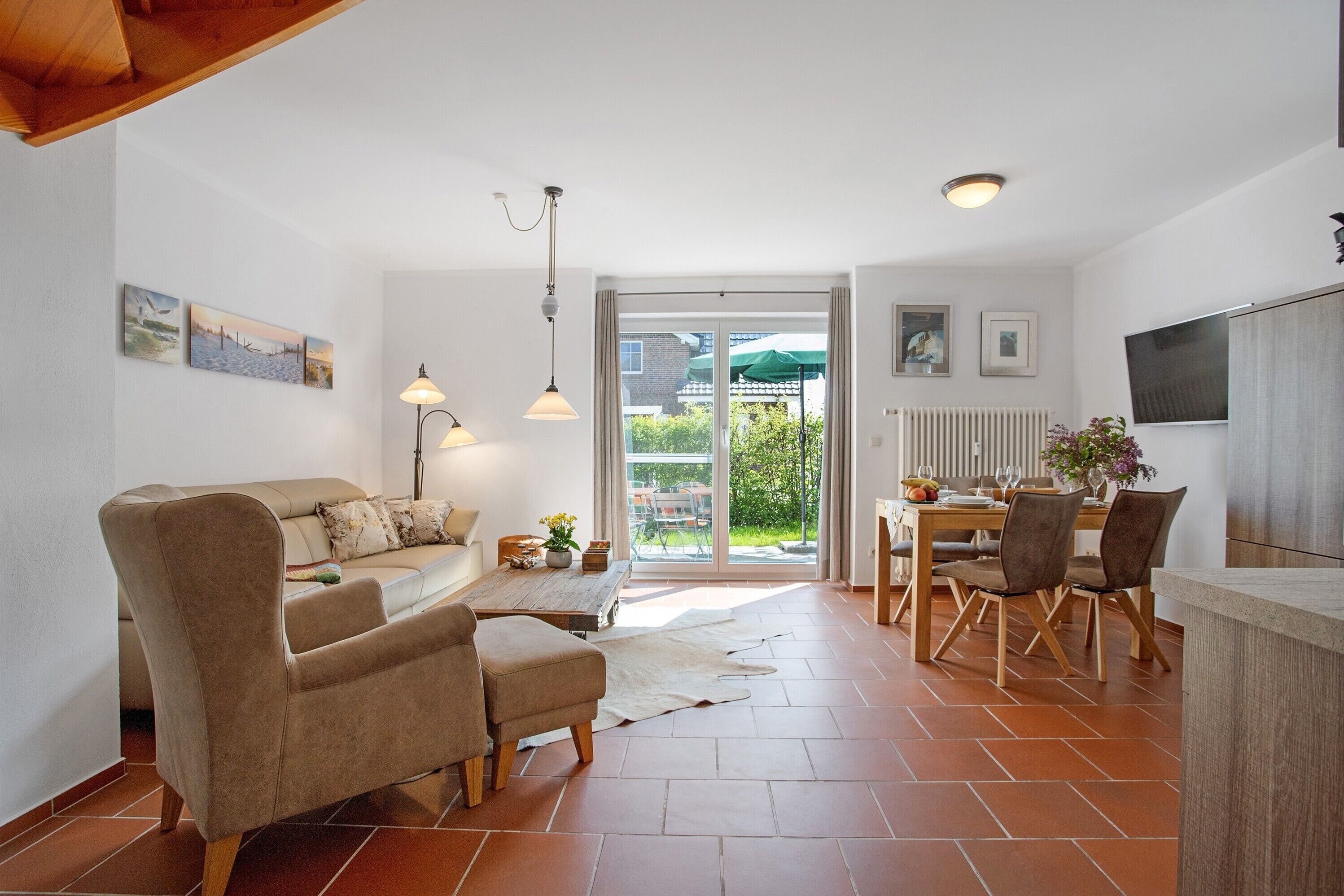 TV, DVD player, stereo