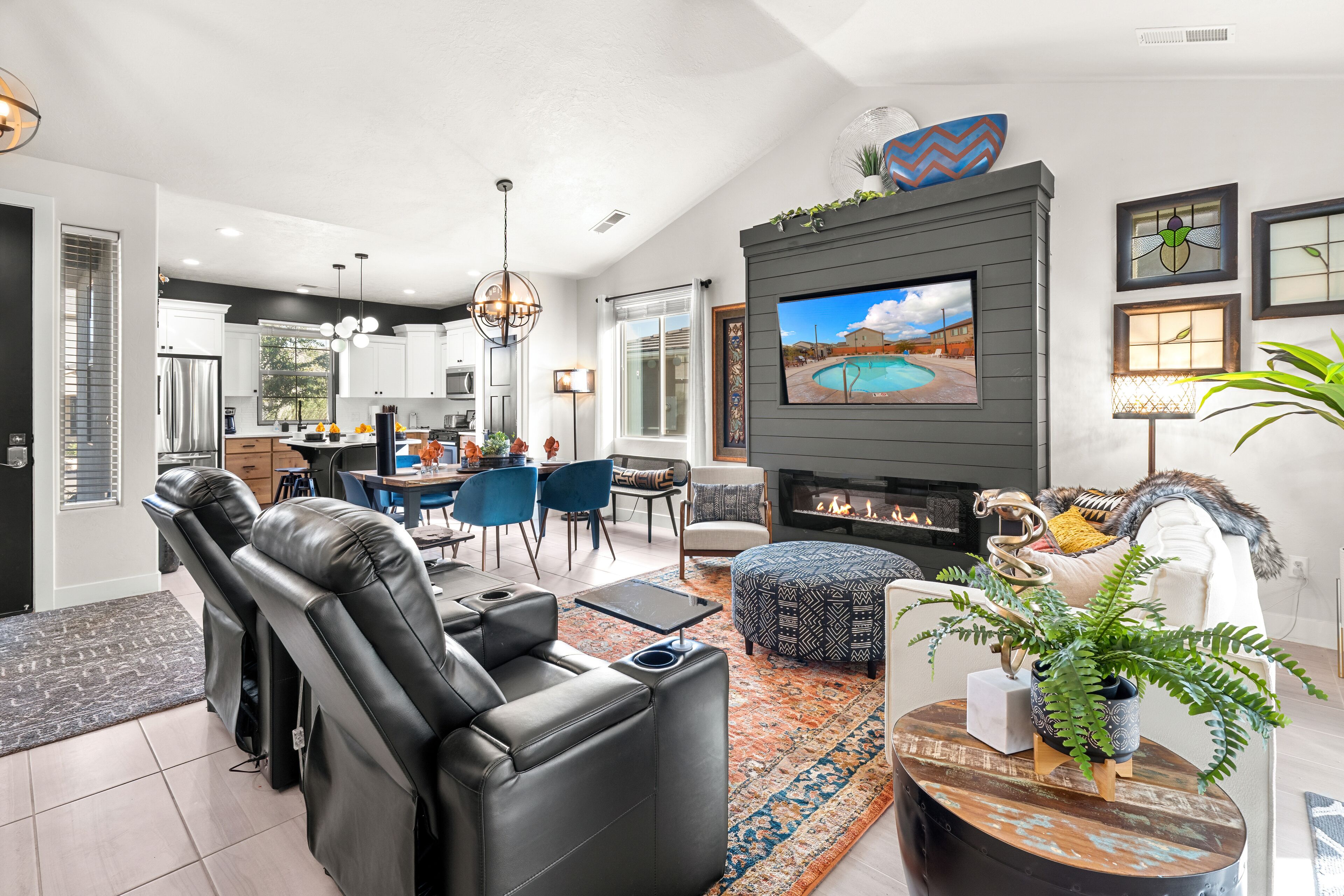 TV, peis, videospill og bordtennis