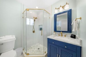 Shower, hair dryer