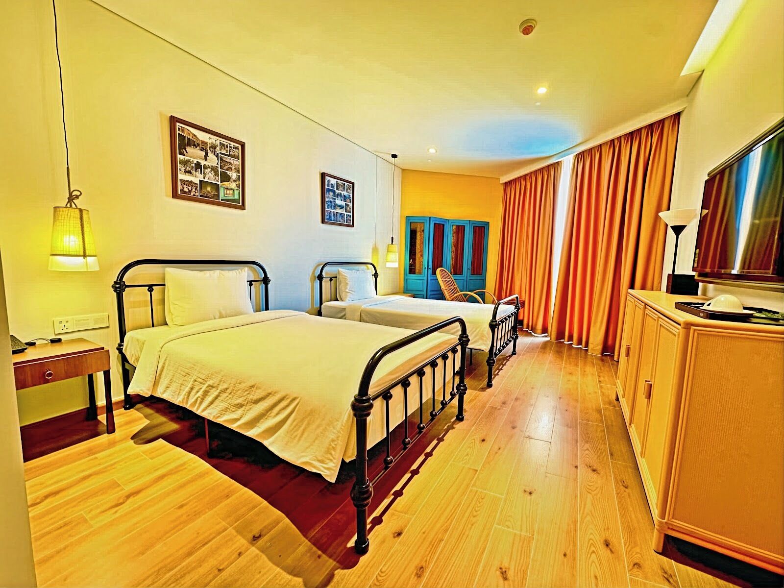 Deluxe Twin Room, Garden View | Premium bedding, in-room safe, individually decorated
