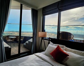 ラグジュアリー ペントハウス 1 ベッドルーム プライベートプール ガーデンビュー | 高級寝具、セーフティボックス (室内)、客室ごとに異なる装飾、客室ごとに異なるインテリア