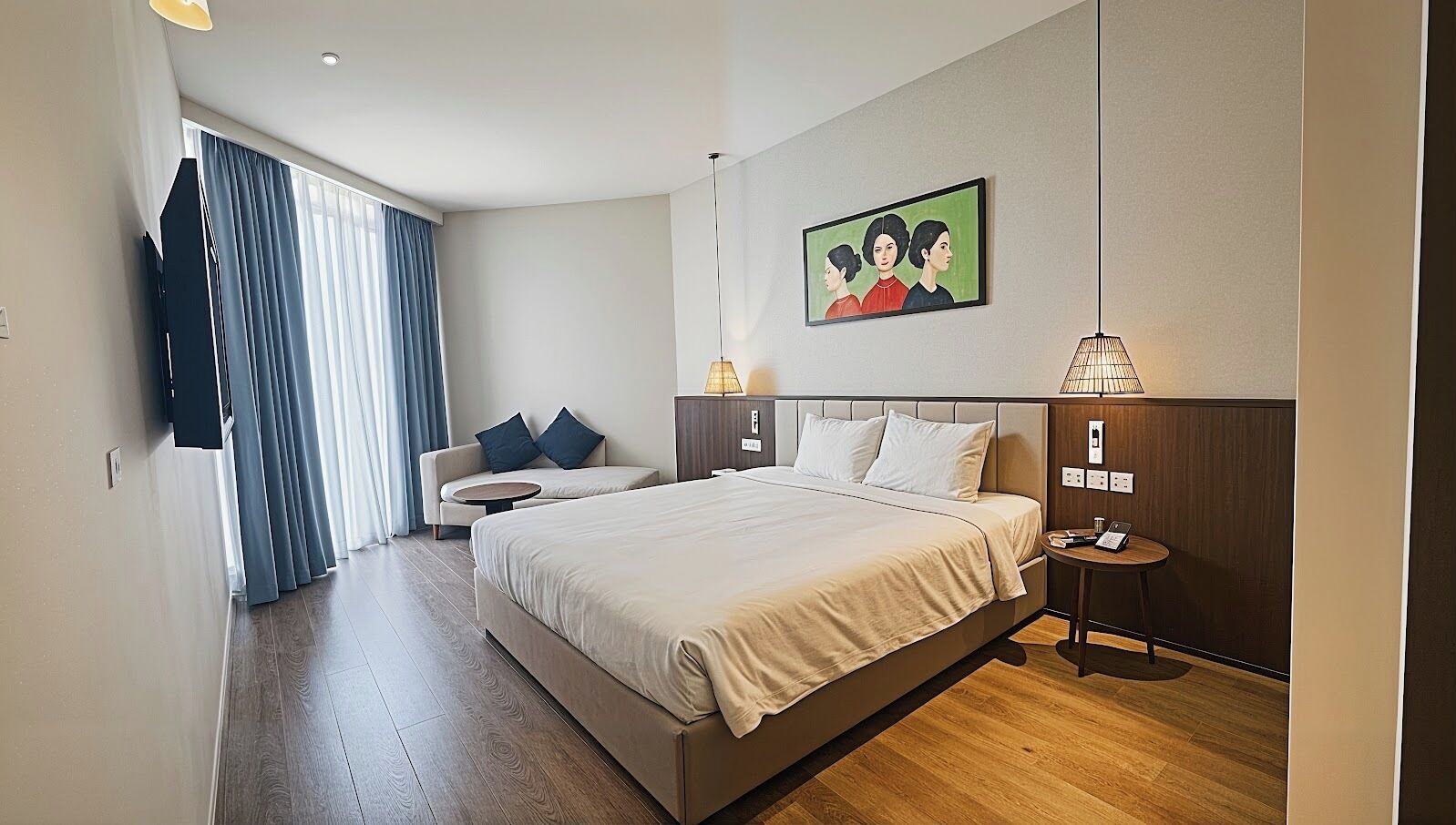 Deluxe Room, Ocean View | Premium bedding, in-room safe, individually decorated