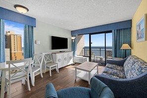 TV - Oceanfront King Suite, Free Breakfast, 9th Floor (Myrtle Beach)