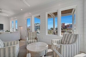 TV, offices - Gulf Shores Home: Pool, Golf Cart & Private Beach (Orange Beach/Gulf Shores)