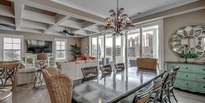 TV - Elegant 5 Bdrm Retreat with Elevator and Pool (North Myrtle Beach)