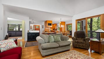 Fernseher, Kamin, Arbeitsbereiche