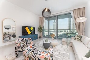 Luxury Apartment | Living area - The Grand Dubai Creek Harbour Waterfront (Dubai)