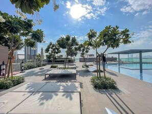 Outdoor pool - Vogue | The Grand Creek Harbour Waterfront living (Dubai)