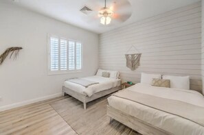 5 bedrooms, iron/ironing board, travel crib, WiFi