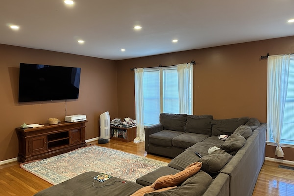 Smart TV, DVD player, books, printers